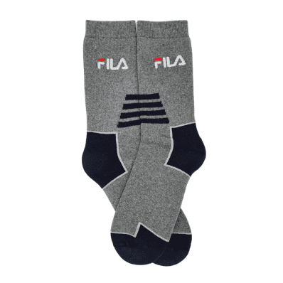 Media larga deportiva felpa completa P1 - 1A05F - L, plomo50%